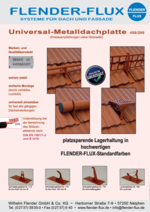 Universal-Metalldachplatte
