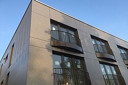 Fassade eines Wohnhauses in München