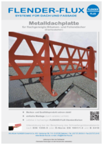 Metalldachplatte