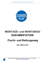 Montagedokumentation Flucht- u. Rettungsweg