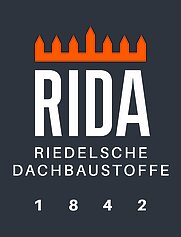 Logo des Unternehmens RIDA – Riedelsche Dachbaustoffe