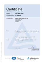  Zertifikat ISO 9001:2015 englisch